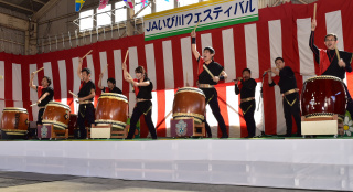 JAいび川和太鼓部も参加しました！
