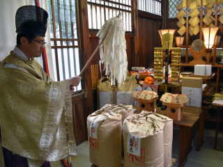 揖斐川町の三輪神社で合格祈願を祈祷しました